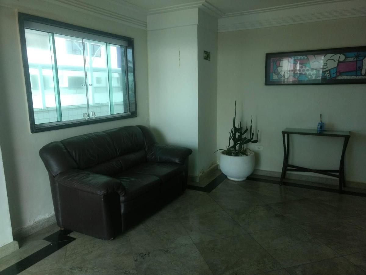 Belo Apartamento Com Vistas Para O Mar - Pe Na Areia - Churrasqueira Na Varanda Praia Grande  Bagian luar foto