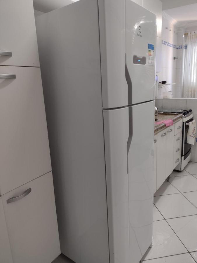Belo Apartamento Com Vistas Para O Mar - Pe Na Areia - Churrasqueira Na Varanda Praia Grande  Bagian luar foto