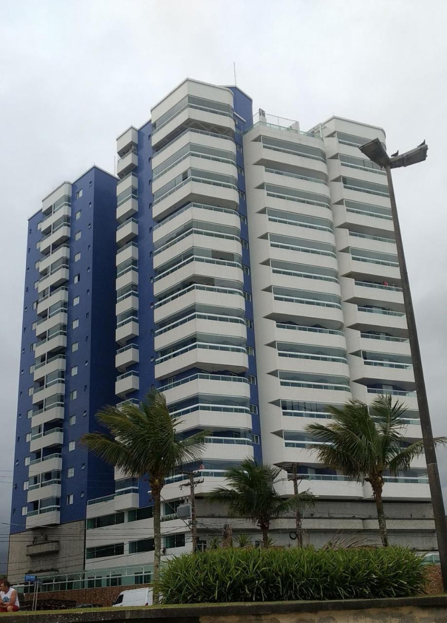 Belo Apartamento Com Vistas Para O Mar - Pe Na Areia - Churrasqueira Na Varanda Praia Grande  Bagian luar foto